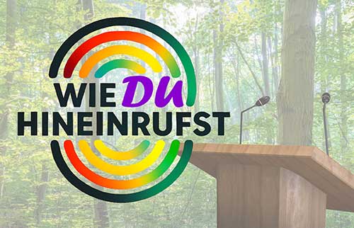 wie du hineinrufst